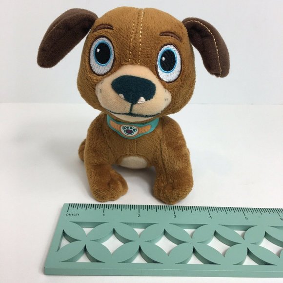 Disney Jr Doc McStuffins Findo 5" Plush Puppy Dog Brown Stuffed Animal Pup Toy - Picture 8 of 12